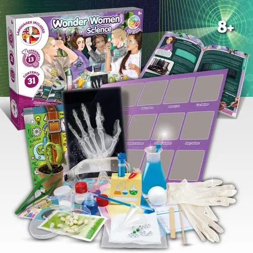 Vista 3 de Science4you Wonder Women - Kit de ciencia con experimentos científicos para niños de 8 a 12 años, juguete para niñas de 8 años en adelante con juego