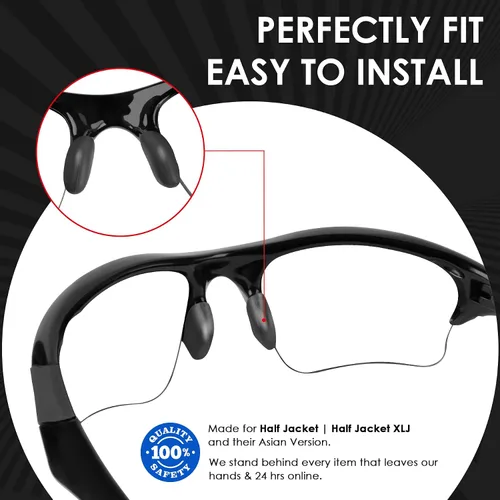 Vista 2 de BLAZERBUCK Almohadillas de nariz de repuesto para gafas de sol Oakley Half JacketHalf Jacket XLJ