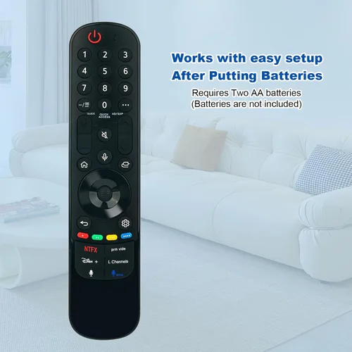 Vista 5 de AN-MR21GA - Control remoto inteligente de repuesto para LG Smart TV 2021 OLED TV Series G1 C1 A1 QNED99 QNED90 NANO99 NANO90 NANO85 NANO80 NANO75