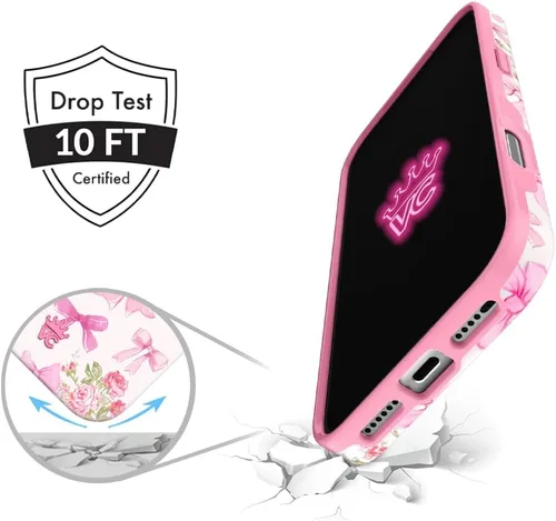 Vista 27 de VELVET CAVIAR Funda para iPhone 15, compatible con MagSafe, probada contra caídas de 10 pies, fundas protectoras de diseño, leopardo color rosa