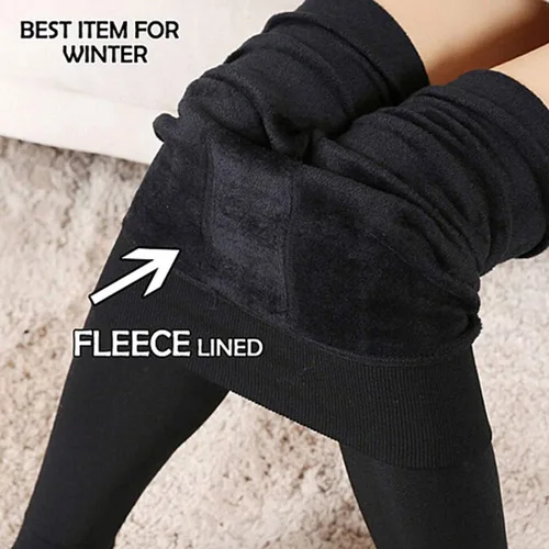 Vista 2 de Leggings con forro polar Junior a Junior Plus y Mujeres SM a 3X (se venden como 1-2 y 5 unidades)