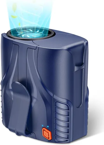 Vista 13 de 2025 Ventilador de cintura portátil personal y ventilador de cuello, motor sin escobillas de 14000RPM, tiempo de funcionamiento recargable de 40H