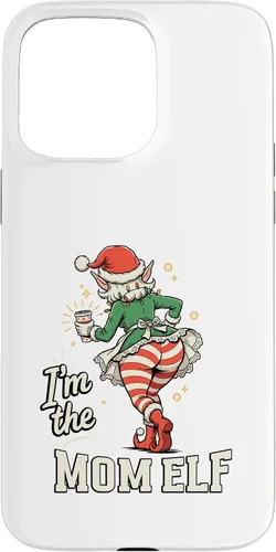 Vista 31 de I'm The Mom Elf Funny Matching Family Christmas Group Case for iPhone 16