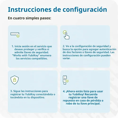 Vista 9 de Yubico - YubiKey 5C NFC - Llave de seguridad de autenticación de múltiples factores (MFA) y clave de acceso, conéctese a través de USB-C o NFC