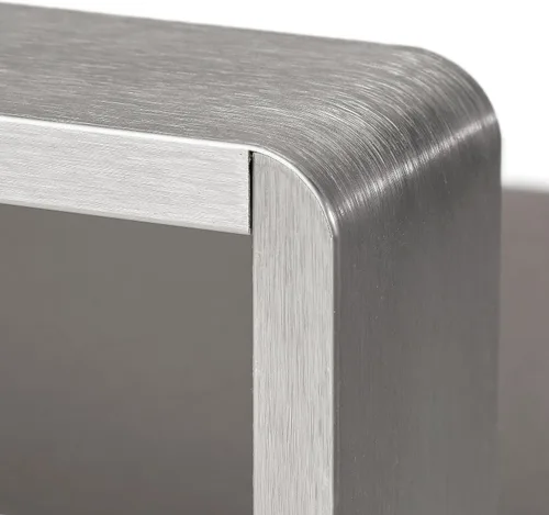 Vista 17 de Christopher Knight Home Cape Coral - Sillas de aluminio para exteriores con mesa auxiliar, color caqui y plateado