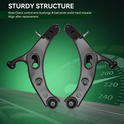 Vista 3 de AUQDD Brazo de control inferior delantero de suspensión (rótula/rótula) compatible con código de cuerpo Sub-aru Legacy Outback B14 2010-2014