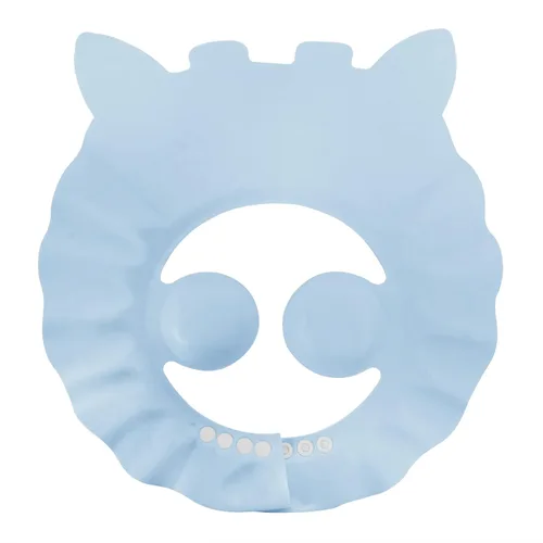 Vista 9 de Gorro de ducha para bebé, gorra de baño, visera de baño, protector de champú para lavado de cabello para niños, ajustable, impermeable, visera