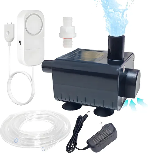 Vista 8 de Automaitc Small Condensate Pump for HVAC, Upgraded 12V Submersible Pumps
