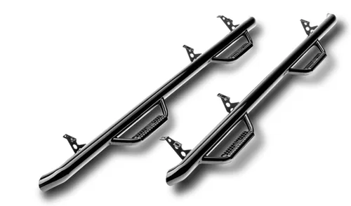Vista 13 de N-FAB Estribos Nerf Negro Texturizado, de rueda a rueda D0289QC-TX Para Dodge RAM 1500 2002-2008, 2002-2009 2500 / 3500 Quad Cab 6.4' de cama