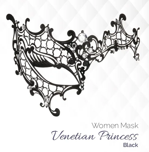 Vista 21 de Masquerade Mask for Couples Women and Men - 3 Pack Venetian Gold and Black Lace, Mardi Gras Mask