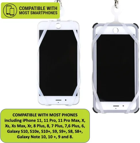 Vista 7 de Gear Beast - Correa universal para teléfono celular compatible con iPhone, Galaxy y la mayoría de teléfonos inteligentes, incluye funda
