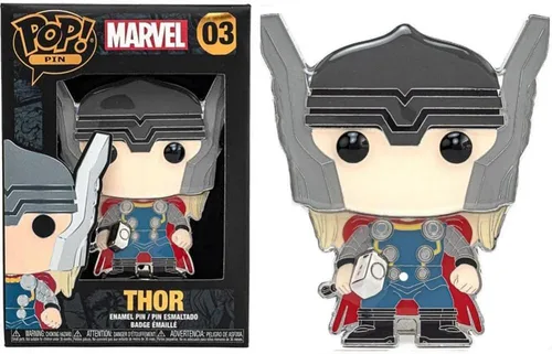 Vista 2 de Pin Funko POP Marvel de 3 pulgadas Thor