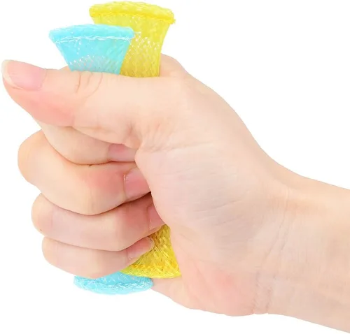 Vista 5 de FIDGET TOYS (Paquete de 10, 5 colores) juguete para aliviar el estrés, mejorar la concentración. Para niños y adultos. Ha ayudado a personas