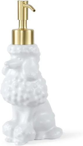 Vista 17 de Dispensador con Forma de Bulldog Francés de Jabón/Loción/Desinfectante de Manos Dispensador con Bomba de Cerámica de Acero Inoxidable Bulldog