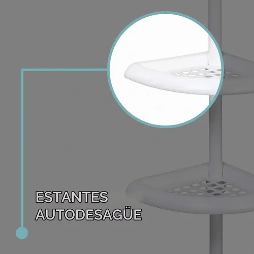 Vista 4 de Zenna Home - Soporte para ducha (cromo)