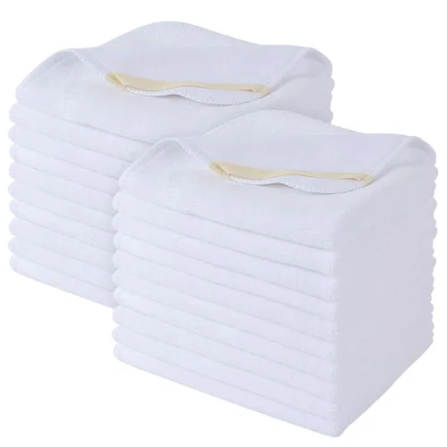 Vista 46 de SINLAND Paños faciales de microfibra de secado rápido toallita de lavado de 8 x 8 pulgadas paño de lavado facial absorbente suave paños removedores