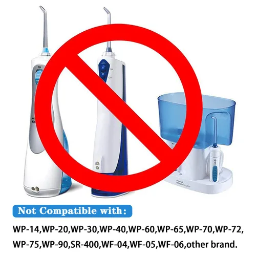 Vista 6 de Cabezales de repuesto para Waterpik, hilo dental de agua, puntas de repuesto oral de otras marcas para irrigador dental de agua Water Pik