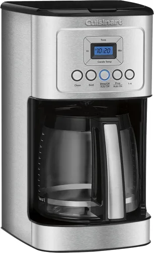 Vista 6 de Cuisinart DBM-8 Supreme Grind - Molinillo automático de fresas de acero inoxidable y cafetera DCC-3200P1 Perfectemp, 14 tazas Progammable con jarra