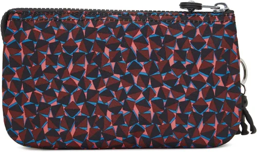 Vista 4 de Kipling Creativity L Solid Pouch, Estampado De Cuadrados Felices