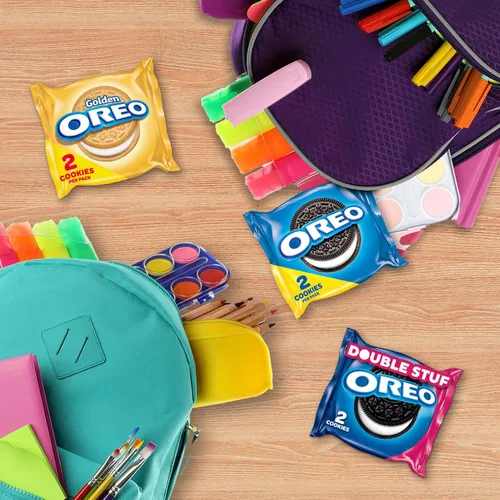 Vista 7 de Oreo - Galletas sándwich, paquetes variados de aperitivos, 482G