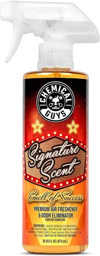 Vista 7 de Chemical Guys Black Frost Air - Ambientador en aerosol premium para automóvil y eliminador de olores, aerosol de aroma masculino fresco