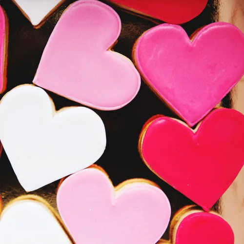 Vista 3 de JOB JOL Cortadores de galletas con forma de corazón, 6 piezas, 2 pulgadas