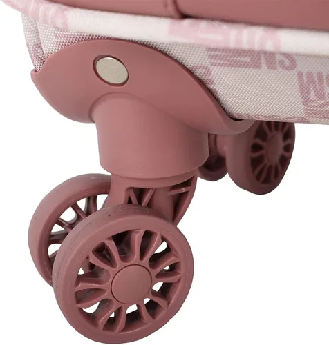 Vista 31 de Steve Madden Equipaje de diseñador, Chalet Gris Claro, Juego de maleta giratoria ligera expandible de 3 piezas - Juego de viaje