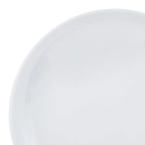 Vista 5 de Amazon Basics Plato de melamina (plástico), juego de 6 piezas, 9 pulgadas, blanco