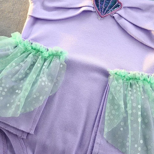 Vista 5 de Dressy Daisy Mameluco de princesa para disfraz de Halloween, cumpleaños, traje con diadema para bebé niña