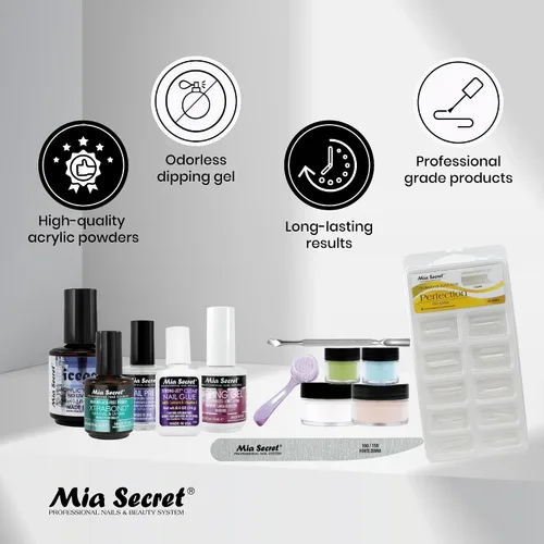 Vista 5 de Mia Secret Kit de uñas en polvo de inmersión de 13 piezas