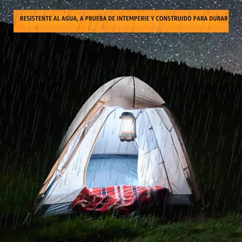 Vista 9 de AYL - Linterna LED de camping recargable, linterna superbrillante con luz de 360 grados, banco de energía, resistente al agua IPX4 para emergencias