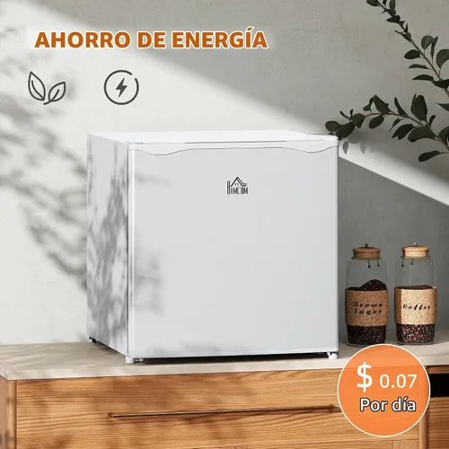 Vista 8 de HOMCOM - Congelador mini de mostrador, congelador vertical compacto de 1.1 pies cúbicos con estantes removibles, puerta reversible para el hogar