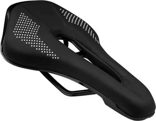 Vista 4 de Asiento de bicicleta cómodo para hombres y mujeres, ajuste universal para bicicletas de carretera/montaña, impermeable, suave, asiento de ciclismo