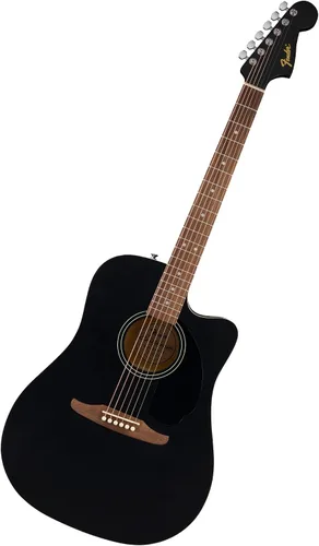 Vista 7 de Fender California Debut Redondo CE Series Guitarra Acústica Principiante 2-Tone Sunburst