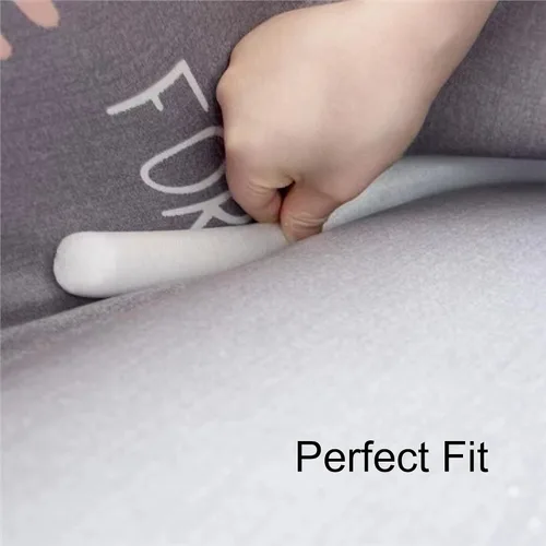 Vista 2 de Funda de espuma antideslizante fija para sofá, funda de sofá elástica para rellenar grandes huecos, funda de sofá, varillas de espuma para muebles