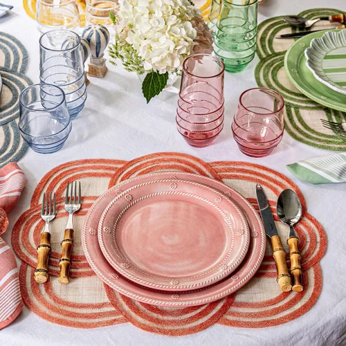 Vista 4 de Juliska Berry & Thread Melamina Plato Plato Set/4 - Coral
