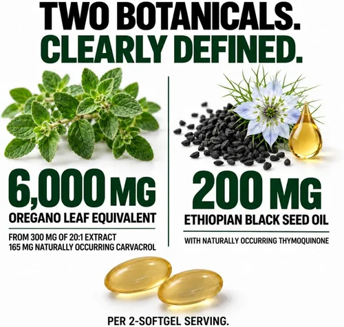 Vista 3 de RESILIA Aceite de Semilla Negra Etíope con Aceite de Orégano