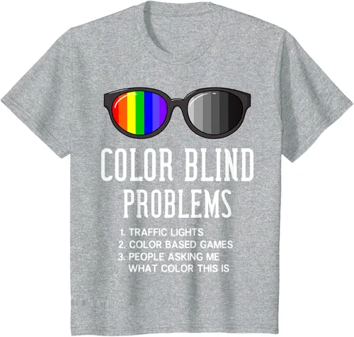 Vista 8 de Color Blind Problems - Camiseta para regalo con gafas de prueba