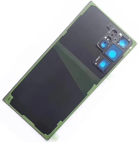 Vista 3 de Galaxy S22 Ultra - Cubierta de cristal trasera impermeable, con lente de vidrio de cámara y piezas de cinta de repuesto, compatible con Samsung