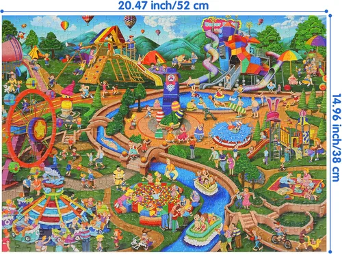 Vista 2 de Becko US Rompecabezas de 500 piezas, rompecabezas para adultos de 500 piezas, rompecabezas para adultos