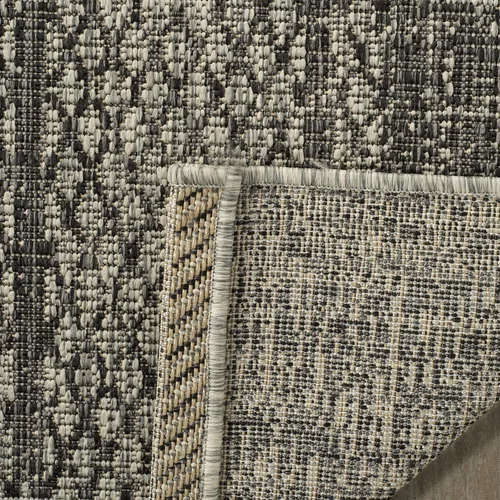 Vista 5 de SAFAVIEH Courtyard Collection CY8736 - Alfombra de pasillo de 2 pies 3 pulgadas x 6 pies 7 pulgadas, color gris claro/fucsia CY8736 para interiores
