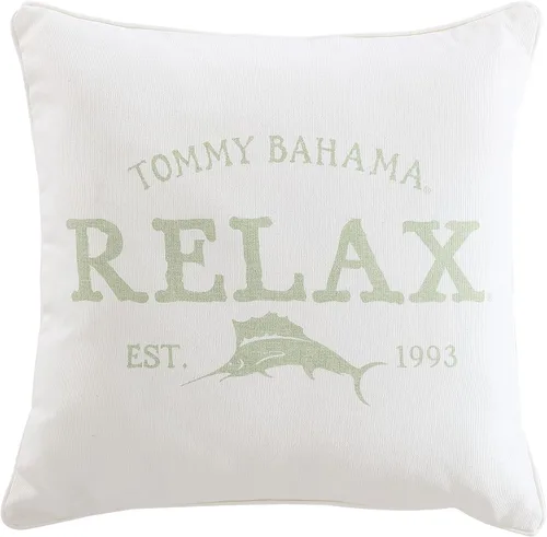Vista 4 de Tommy Bahama - Juego de edredón King, ropa de cama reversible de algodón con fundas a juego y almohadas adicionales, juego de ropa de cama súper