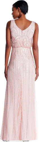 Vista 2 de Adrianna Papell Mujer Blsn Beaded Art Nouveau