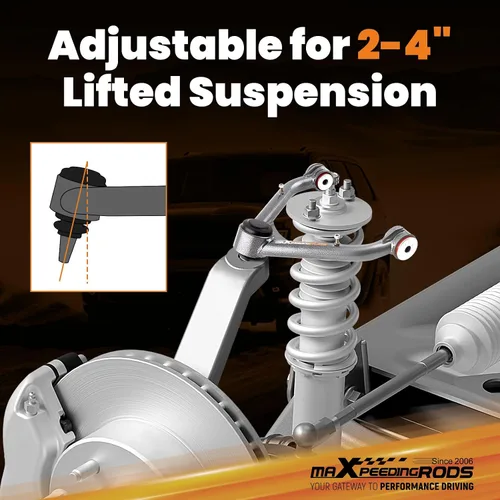 Vista 5 de maXpeedingrods Brazo de control superior elevado de 2-4 pulgadas para Chevy Silverado/GMC Sierra 1500 1999-2006