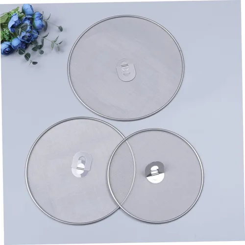 Vista 4 de Grease Splatter Screen Set, Stainless Steel 3 Pieces