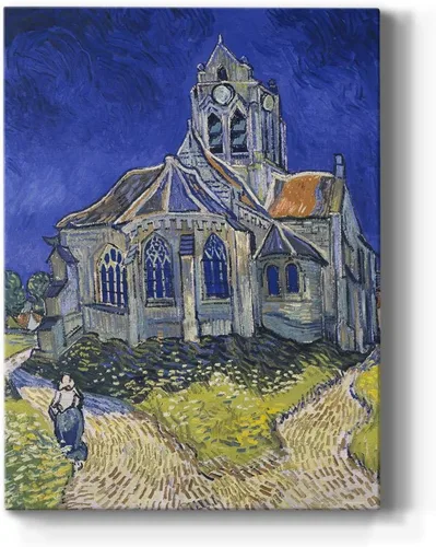 Vista 11 de Renditions Gallery Vincent Van Gogh Impreso Flores de almendra, famosa reproducción de pintura, lienzo de alta calidad envuelto en galería, listo