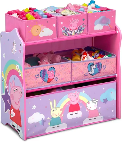 Vista 15 de Disney Frozen II - Organizador de juguetes para diseño y almacenamiento de 6 contenedores por Delta Children, certificado Greenguard Gold