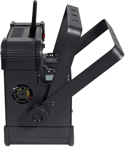 Vista 6 de Rockville Best PAR 60 - Luces de lavado recargables RGBWA+UV Par con DMX inalámbrico, batería de 13,200 mAh, LED de 6 x 6 W, ángulo de haz de 30