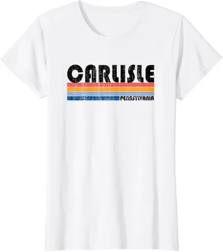 Vista 16 de Camiseta vintage estilo Carlisle, PA de los años 70 y 80, Gris