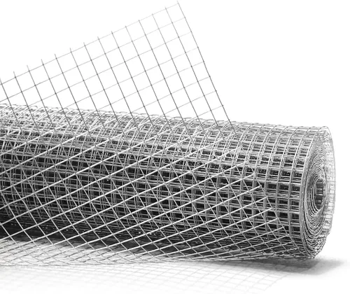 Vista 10 de Fencer Wire Malla de alambre metálica de tela metálica de calibre 19 1/2 "x 1/2", jaula soldada galvanizada de alambre para aves de corral, malla